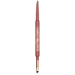 Maybelline New York Sculpting Stix 2-in-1 Eyeliner, Blendbarer Kajalstift für präzise Linien & Smokey-Eye-Look, 24H langer Halt ohne Verschmieren, Nuance: 016 Black Blur(011 Rosy Sculpt)