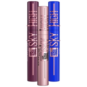 Maybelline New York Sky High Mascara Gold Glitz, extreme Länge, 7,2 ml(Schwarz  Blau  Burgundy)