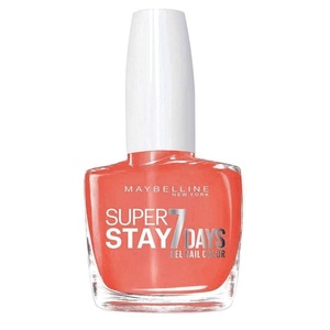 Maybelline New York Superstay 7 Days Nagellack Nr. 932 Muted Mocha, farbiger Nagellack, Farblack, langer Halt(Orange)