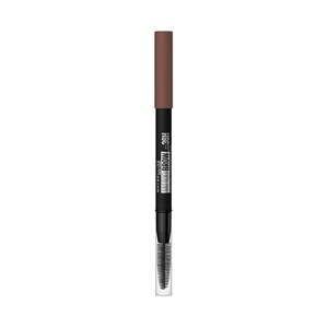 Maybelline New York Wasserfester Augenbrauenstift mit Bürste, 36h Halt, Natürliche Farben, Tattoo Brow 36H, Farbe: Nr. 3 Soft Brown (Braun), 1 Stück(Mittelbraun)