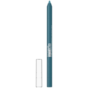 Maybelline New York Wasserfester Eyeliner mit wischfester, farbintensiver Gel-Textur, Tattoo Liner Gel Pencil, Nr. 814 Blue Disco (Blau), 1 Stück(1.3 g (1er Pack))