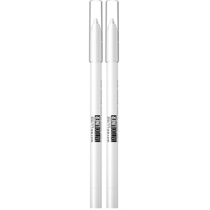 Maybelline New York Wasserfester Eyeliner mit wischfester, farbintensiver Gel-Textur, Tattoo Liner Gel Pencil, Nr. 970 Polished White (Weiß), 1 Stück(Nr. 970 – Polished White)