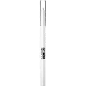 Maybelline New York Wasserfester Eyeliner mit wischfester, farbintensiver Gel-Textur, Tattoo Liner Gel Pencil, Nr. 970 Polished White (Weiß), 1 Stück(weiß)