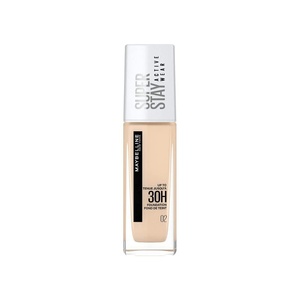 Maybelline New York Wasserfestes Make up, Foundation mit hoher Deckkraft, Langanhaltendes Gesichts-Make-up für helle Hauttypen, Super Stay Active Wear, Farbe: Nr. 10 Ivory (Hell), 1 x 30 ml(Naked Ivory)