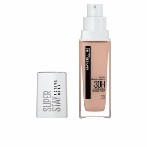 Maybelline New York Wasserfestes Make up, Foundation mit hoher Deckkraft, Langanhaltendes Gesichts-Make-up für helle Hauttypen, Super Stay Active Wear, Farbe: Nr. 10 Ivory (Hell), 1 x 30 ml(Cameo)